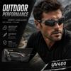 Sports Sunglasses Men Women UV400 Protection Lightweight Wrap Around Cycling Driving Fishing Outdoor Shades
