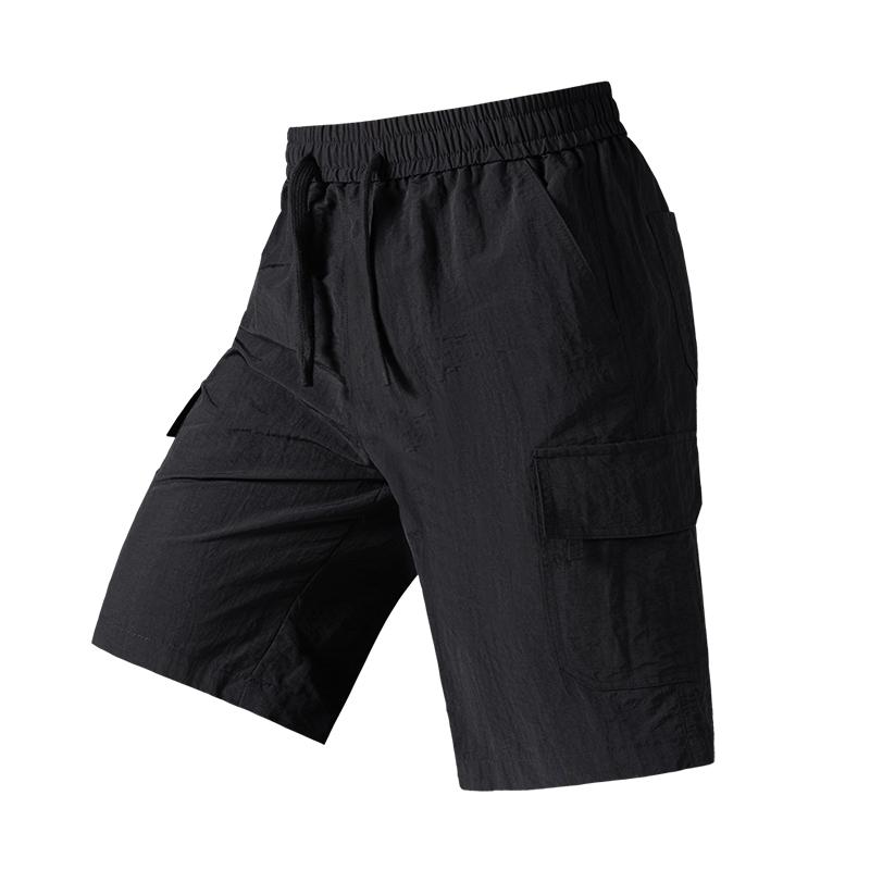 Shorts Men's Summer Casual 5-point Pants Ice Silk Thin Outdoor Work Shorts Large Size 5-point Pants