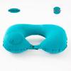 Inflatable U-Shape Travel Neck Pillow - Portable Airplane, Train, Car Support Pillow