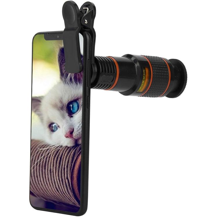Zoom Lens Kit for Tenth Generation,Telescopic Phone Objectif,Clip On Lens Zoom,Phone Camera Lens Kit,Professional 12X Telephoto Lens Telescopic