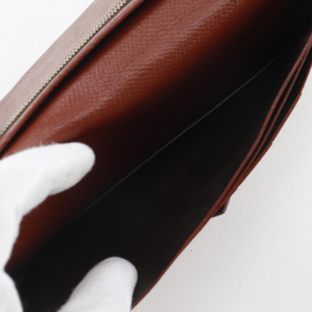 Hermes Beansufla Purse By Color Brown/SilverHardware Epsom Unisex Used
