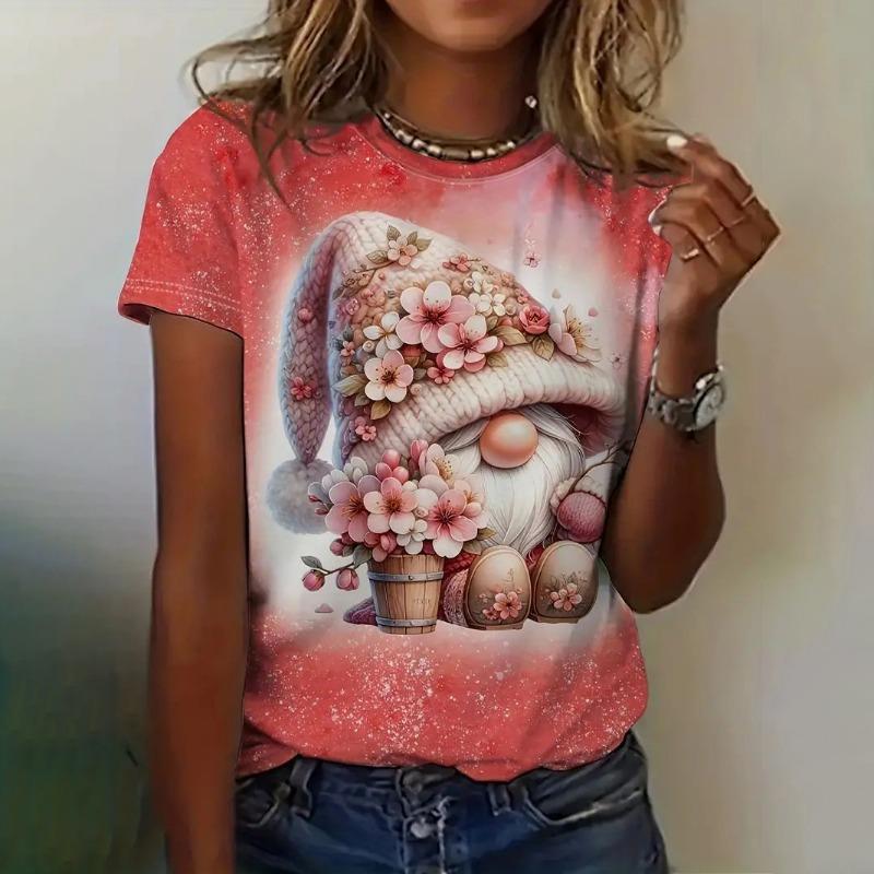 Women's streetwear casual and fashionable T-shirt