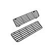 Front Bumper Side Reflector Grille Trim Cover,Left & Right Complete Set Replacement for VW Golf GTI MK3 Vento Jetta VR6