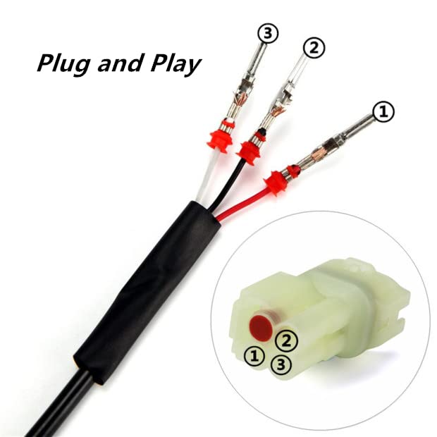 Gear Indicator for Kawasaki Kawasaki Motorcycle 6 Speed 1-6 Level LED Digital Display Waterproof