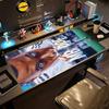 Star Player Kylian Mbappé Gaming Mouse Pad Gamer Mousepad Office Mouse Mats Non-Slip Rubber Base Office and Gaming Desk Decoration
