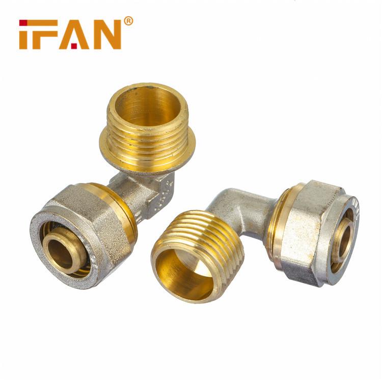 Copper Union Fitting for 1/2" & 3/4" PEX-AL-PEX Pipe - Underfloor Heating Accessory