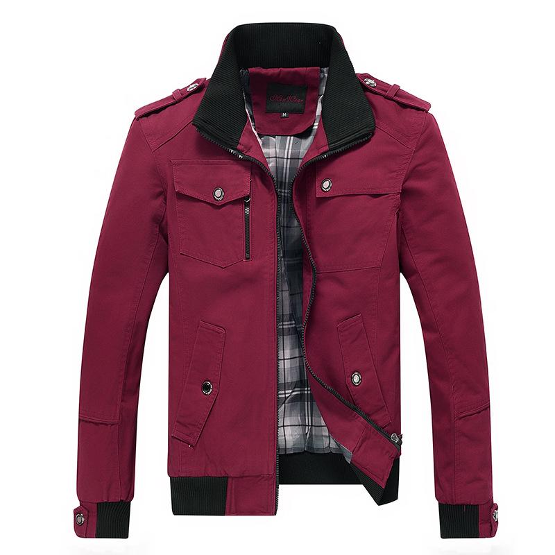 Men's Korean Style Stand-Up Collar Casual Jacket - Versatile Fashion for Spring and Autumn