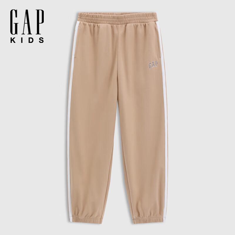 Gap Boys  2025 Autumn Logo Colorblock Elastic Waist Cotton Knit Pants 150 cm (12-13Y)