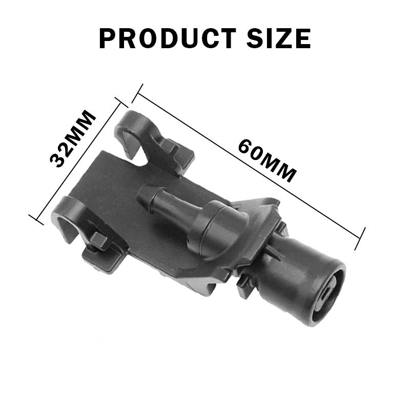 2X Car Front Windshield Washer Wiper Spray Nozzle for Honda Pilot Passport Ridgeline 2016 2017 2018 76810-TG7-A11