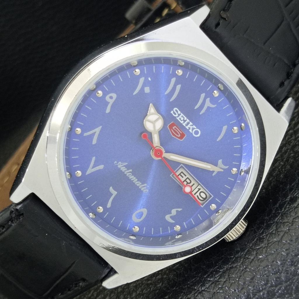 

ВИНТАЖНЫЕ ВОССТАНОВЛЕННЫЕ ЧАСЫ SEIKO 5 АВТОМАТИЧЕСКИЕ 6309A ЯПОНИЯ МУЖСКИЕ С СИНИМ ЦИФЕРБЛАТОМ a441292-5 Sk-a441292