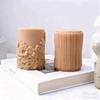 Silicone Cygnus Candle Mold Cylindrical Scented Candle Mould for Handmade Soap Candy Multipurpose Crafts Project