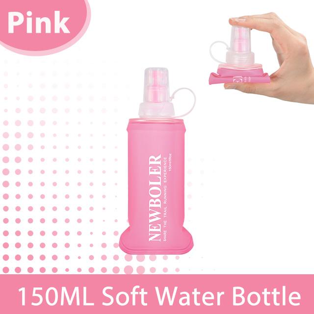 

NEWBOLER 150/250/500ml Water Bottle TPU Collapsible Soft Flask Outdoor Sport Hiking Camping Running Portable Soft Water Bottle