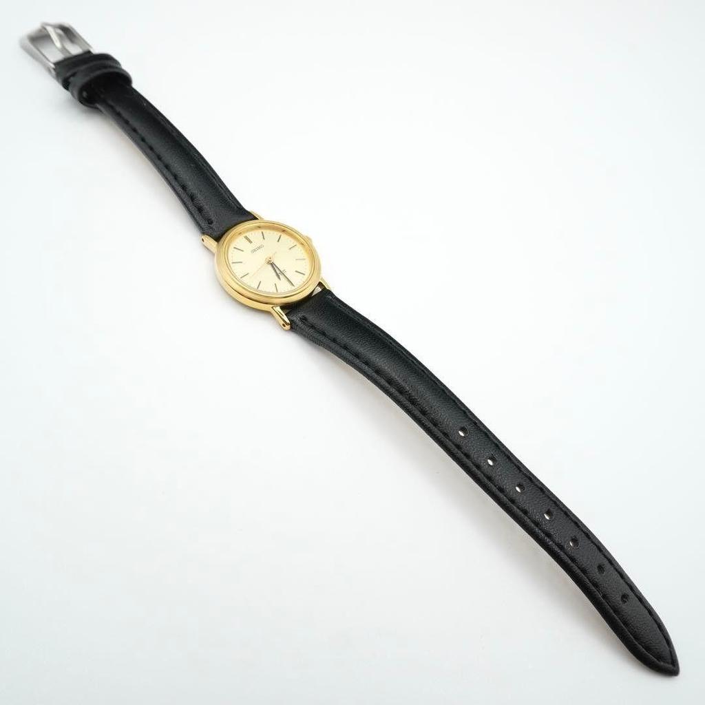 Used [New Battery] SEIKO SPIRIT 1F21-0H70 Ladies Watch Seiko Working Condition