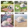 TRAVEL Tent for 2 At Sets Up In 10 UV Water Pressure Resistance Breathable Compact Storage Bag Cream Gray One-touch People, Ultra-lightweight 2.3kg,