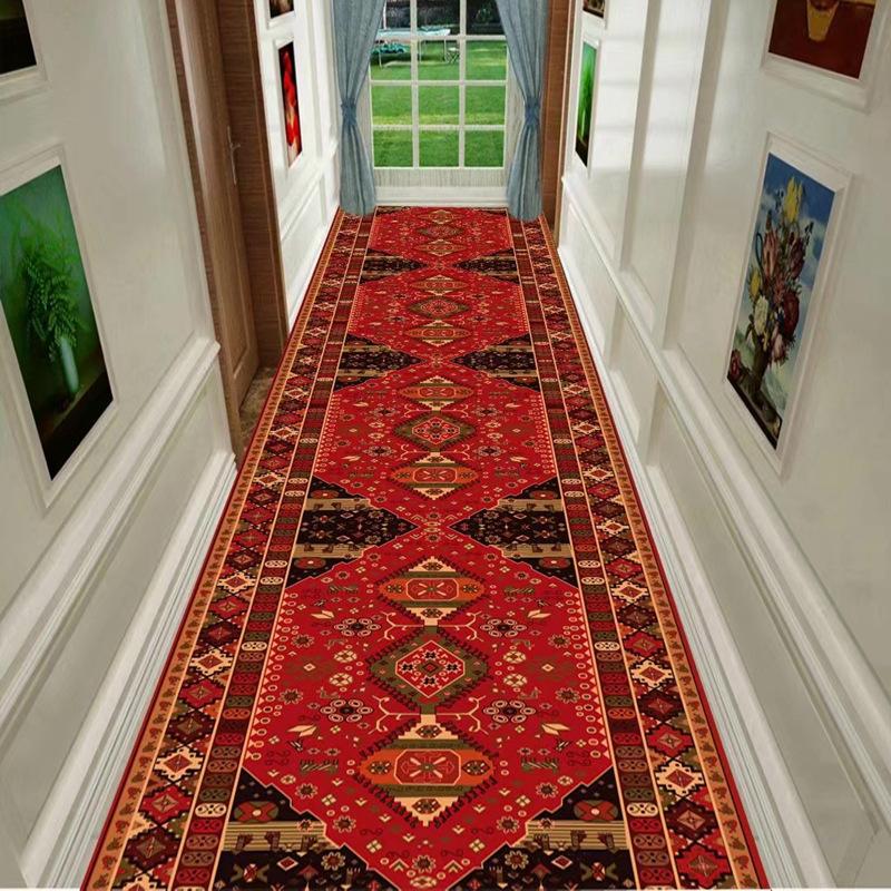 Home Living Room Hallway Persian Style Carpet Hallway Foyer Home Washable Entrance Carpet