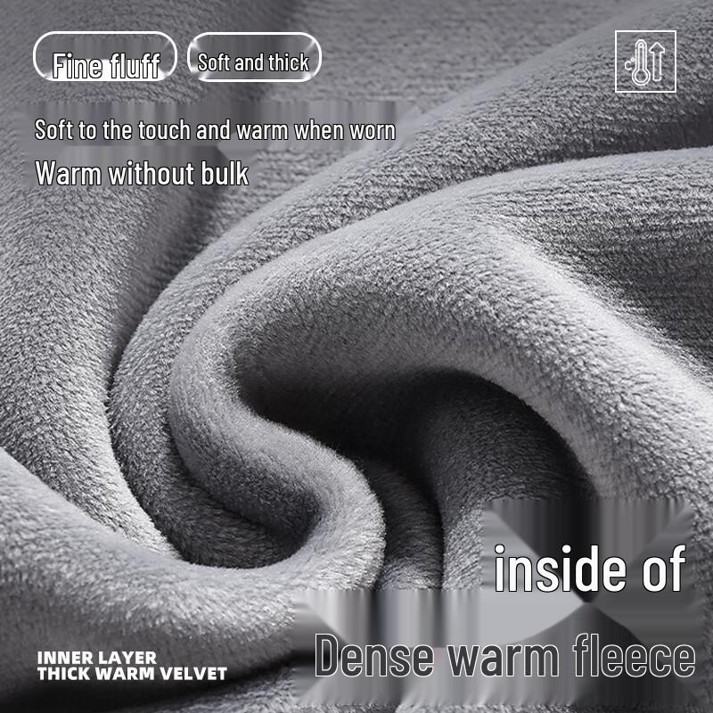 MINISO Men's Plush Stand-Collar Half-Zip Sweatshirt with Puppy Design