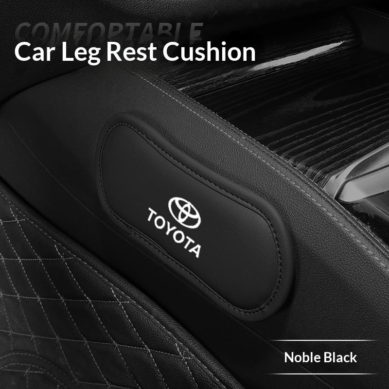 

Leather car knee pads car center console leg pads for Toyota Camry Highlander Prado Land Cruiser Corolla чорний