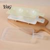 Poaching Egg Maker Dual-Cavity Microwave Poacher, Cooker Steamer with Lid Poacher Handle, Nonstick Maker, Kitchen Breakfast Gadget Fast Cooking Tool