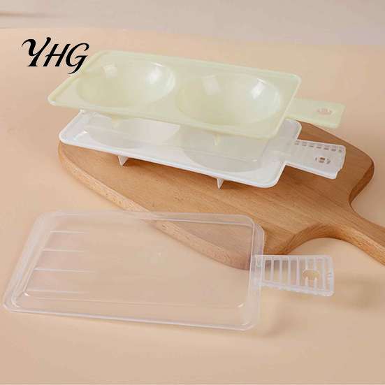 Poaching Egg Maker Dual-Cavity Microwave Poacher, Cooker Steamer with Lid Poacher Handle, Nonstick Maker, Kitchen Breakfast Gadget Fast Cooking Tool