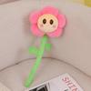 Sunflower Plush Fake Flowers: Small Red Bouquet for Bay Window Decoration & Curtain Buckle