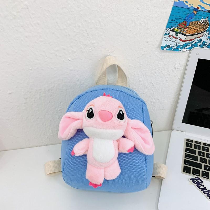 Kindergarten Baby Small Schoolbag Cartoon Cute Three-Dimensional Plush Doll Boys And Girls Backpack Children'S Backpack