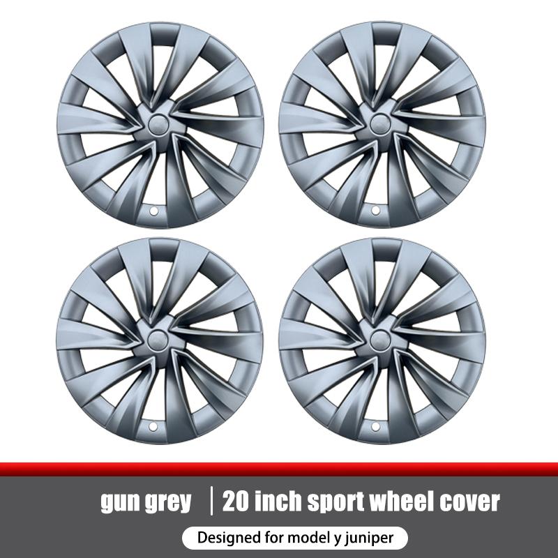 

4PCS Hub Caps for Tesla Model Y Juniper 20-Inch Wheel Cover Performance Replacement Helix 2.0 Wheels Full Rim Accessories 2025 For Tesla&20 inch 2025&For Model Y Juniper