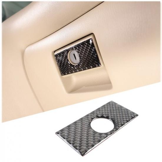 Carbon Fiber Co-pilot Storage Box Trim Sticker For Nissan Pathfinder 2013-18