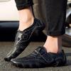 Comfortable Men's Loafers Soft-Soled Slip-On Flats Versatile Casual Business Shoes Formal Leather Driving Shoes Comfy Moccasins