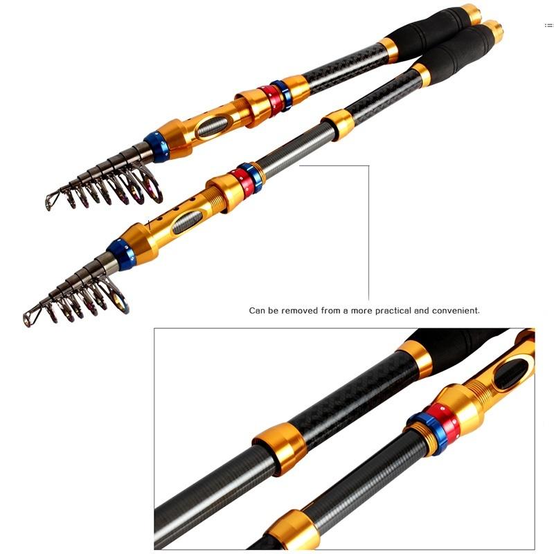 Canna da pesca telescopica con mulinello da 13BB Combo Attrezzatura da viaggio portatile per pesca in mare Acqua dolce salata