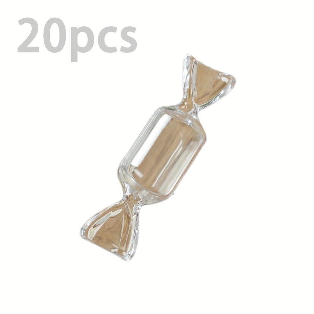20 Stück Niedliche Süßigkeitenförmige Schmuckschatulle Mini Transparent Ring Organizer Tragbar Reise Party Aufbewahrung Geschenkboxen Zubehör