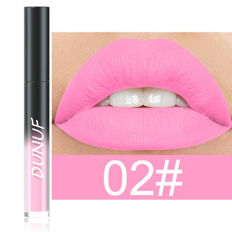 Sexy fialová 12 matný lesk na pery Halloweensky gotický lesk na pery perleťovo zelená tekutý rúž čierna dlhotrvajúci vodeodolný make-up white