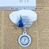 Shiny Cartoon Nurse & Doctor Badge Reel with Retractable PVC Pocket Watch Clip