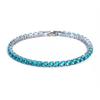 Luxury Hiphop Iced Out  4mm Cubic Zirconia Crystal Tennis Bracelets For Women Men Gold Color Silver Color Bracelet Chain Jewelry
