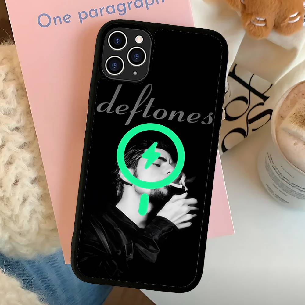 Hop Singer Band D-deftoneS Handyhülle Magnetische Hülle Für IPhone 16 14 13 12 11 15 Pro Max Für Magsafe Kabelloses Lade Cover