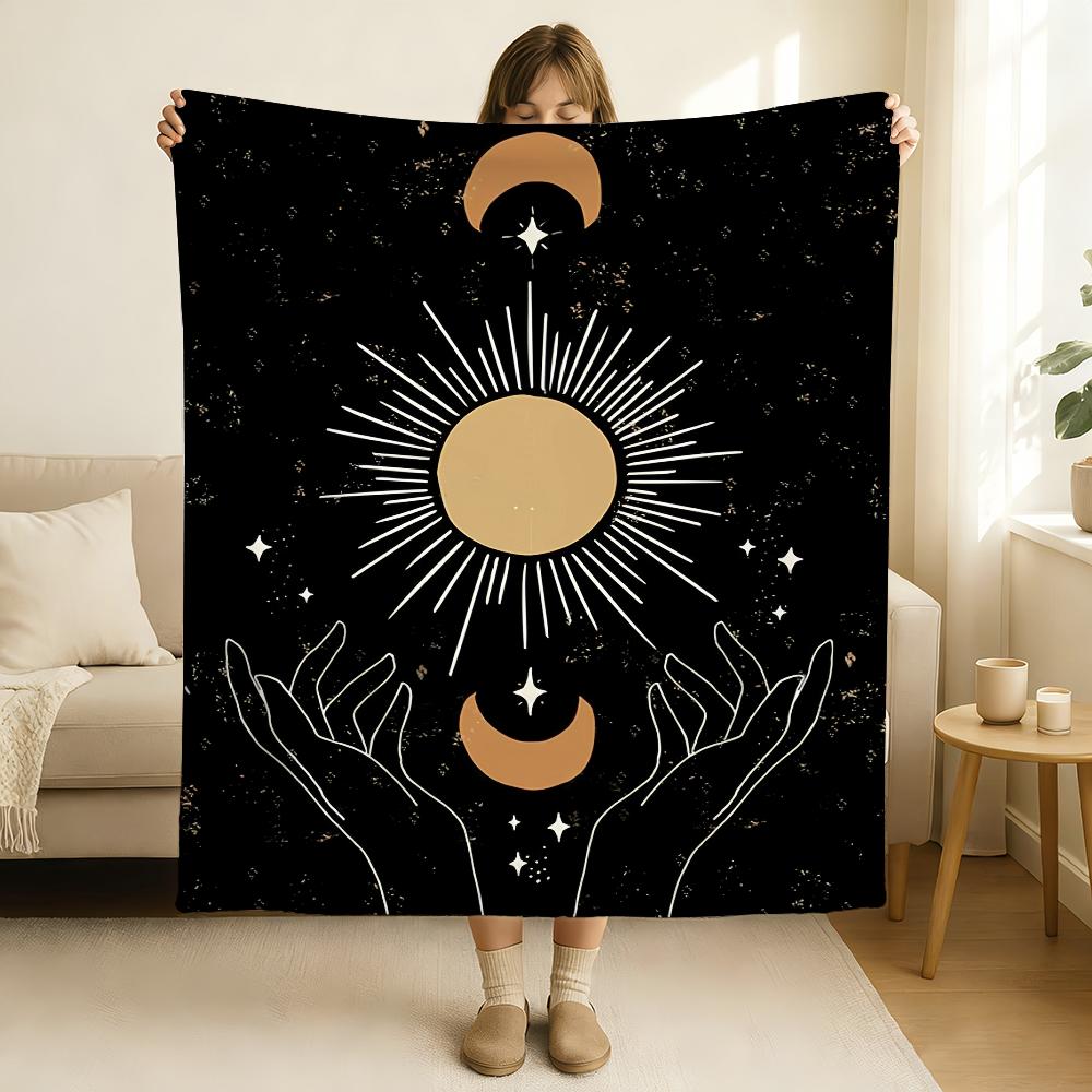 C Celestial H Hands A Art P Print Blanket Soft and Skin Friendly For Couch Bed Napping Bedspread All Seasons Comforter