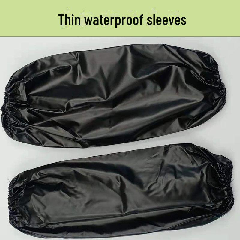 

Waterproof, oil-proof, thin, non-peeling silk sleeves; rainproof, dirt-resistant, wear-resistant PU for labor protection. One Size