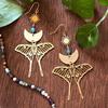 Jewelry Earrings With Star And Moon Design For Women Fashion Accessories