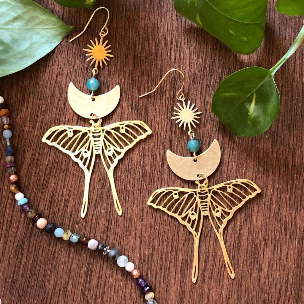Jewelry Earrings With Star And Moon Design For Women Fashion Accessories