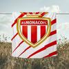 1PC Football Monaco Printed Soft Flannel Blanket Throw for Adult Bedroom Living Room Sofa Camping Travel Fan gifts Christmas Gifts