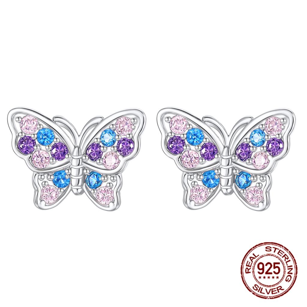 100% Copper Owl Flower Pendant Golden Earrings For Women Sparkling Zircon Luxury Wedding Engagement Jewelry Gift