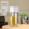 SX Double-Wall Borosilicate Glass Tea Infuser Cup