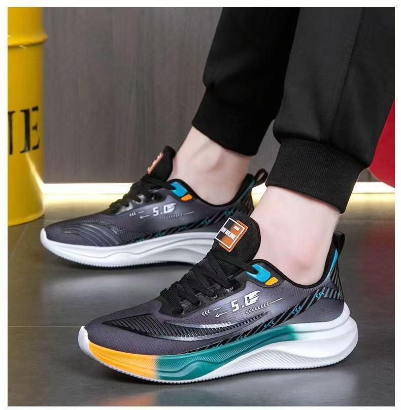 Men's Autumn Leather Casual Sneakers - Trendy, Simple Design for Walking and Shopping