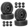 4 Pieces Tires DIY Accessory Easy Installation Model Spare Part Replacement Upgrade Accessories