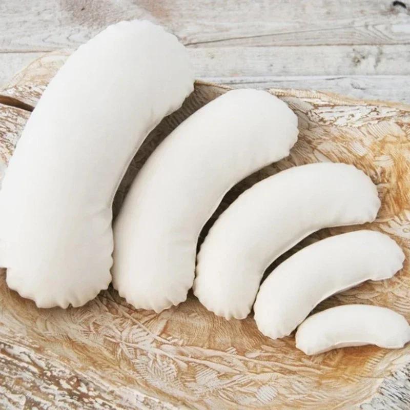 

Crescent Bean Shaped Pillows 5pcs Combo Newborn Positioning Cushion Baby Studio Shooting Modeling Fill Photography Prop Supply Fabric