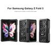 Compatible Fold Series Phone Case: Drop-Proof, Dual-Fold with Pen Slot for Samsung Z Fold3, Z Fold4, Z Fold5.