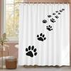 Creative Cartoon Cute Cat Funny Shower Curtain, Bathroom Decorative Shower Curtain, Waterproof Shower Curtain With Hooks