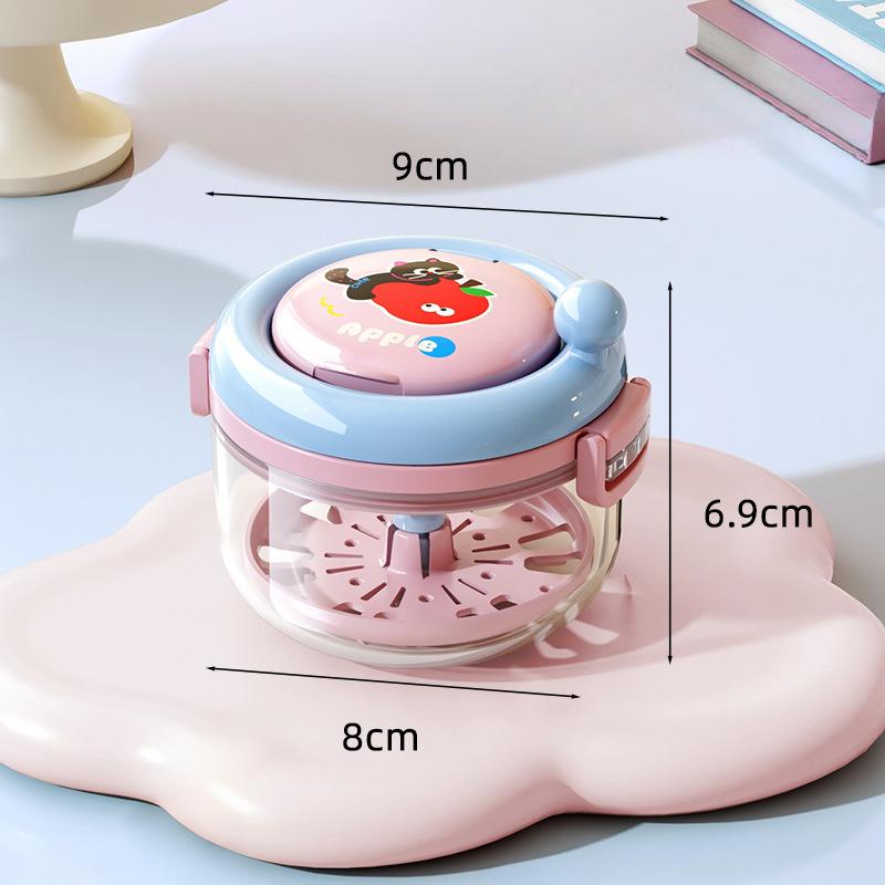 Portable Retainer Cleaner Case Rotating Drainable Oral Care Storage Box for Invisible Aligners Denture Braces Compact Ventilated