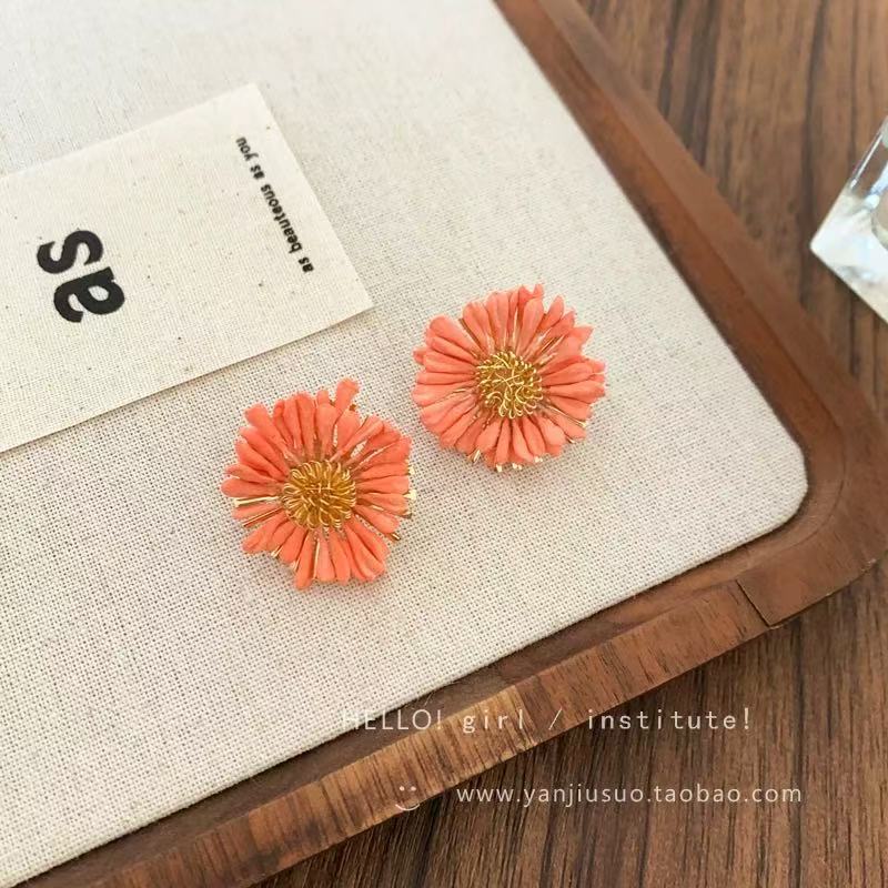 Color Dopamine Earrings, Sweet Super Fairy Temperament, Simple Personality and High Value Niche Earrings