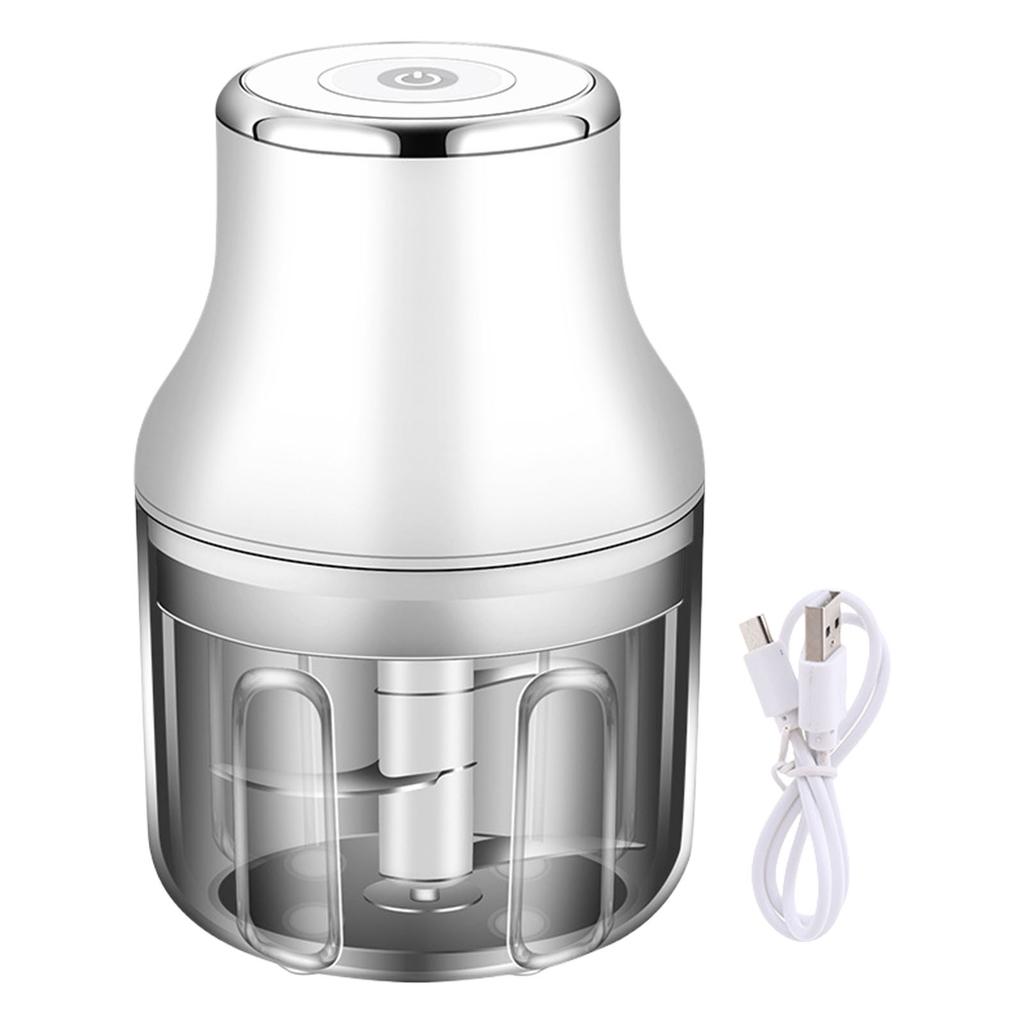 USB Rechargeable Mini Garlic Chopper Powerful Food Processor for Vegetables and Meat Wireless Mincer Kitchen Appliance