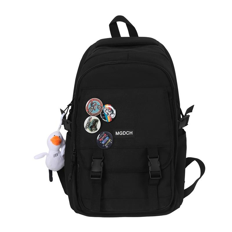 Male Large Capacity Backpack Female Middle School Student Schoolbag Unisex Travel Backpack